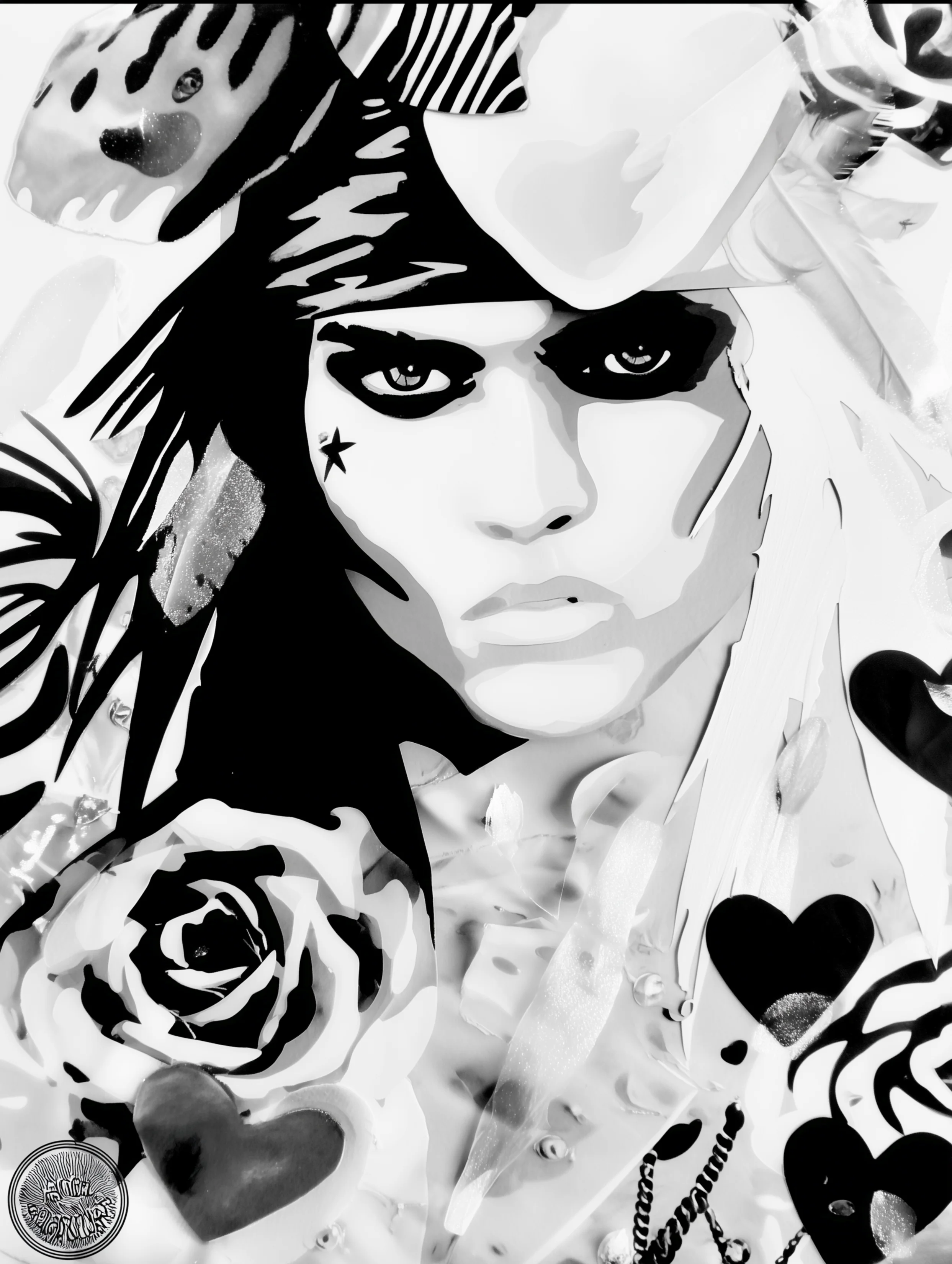 Free printable pirate coloring pages for adults featuring pirate and roses